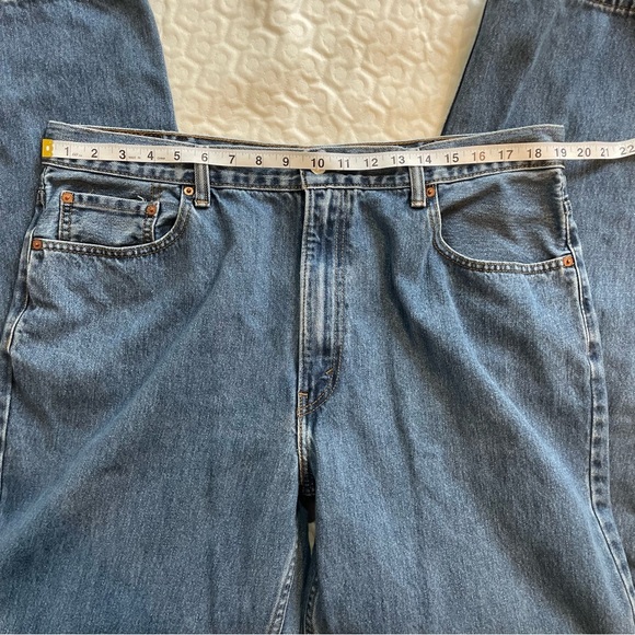 Levi’s 550 Men’s Blue Jeans Denim Relaxed Fit 40W 34L Pants Workwear Causal - Picture 6 of 10